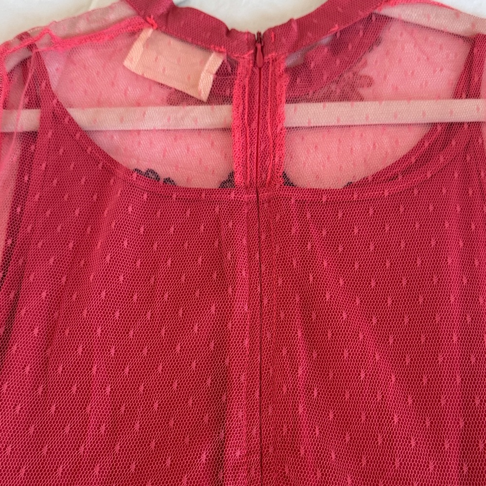 Elegant Pink Embroidered Kids Dress - Picture 4 of 5